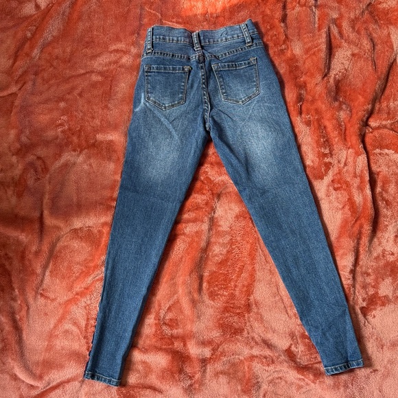 Contraband Jeans | Girls | Stylish Blue Jeans w/ Red Stripe | SIZE 7 - Picture 6 of 6